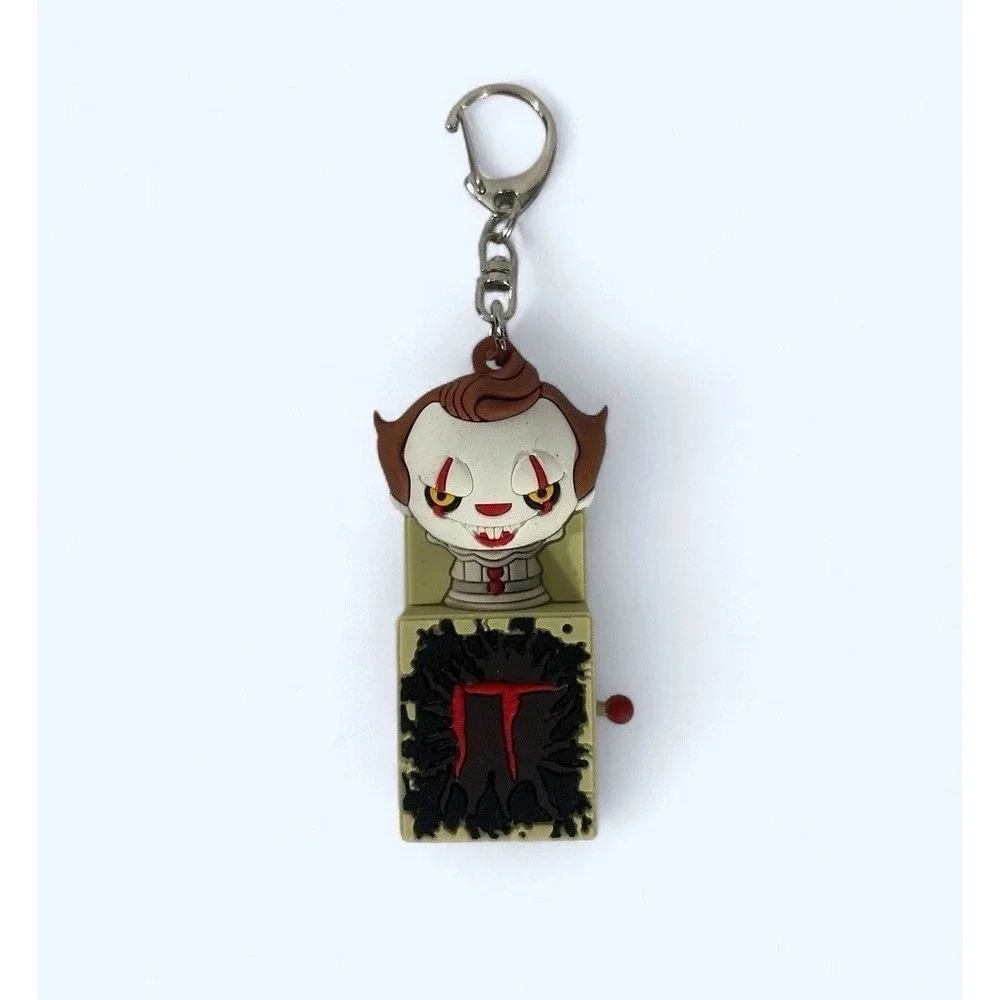 PENNYWISE JACK IN THE BOX FIGURAL BAG CLIP KEYCHAIN